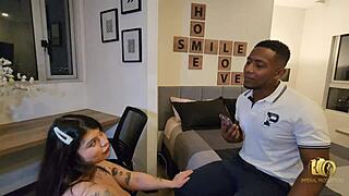 rioc and his busty latina stepmom heat up the shower