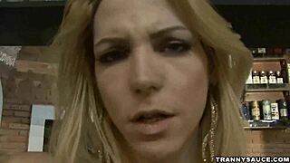 oh man foxy blonde shemale hottie strokin her schlong got me hard...