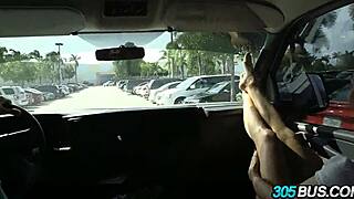 i'm humiliated paying amateur asian kalina ryu for public bus blowjob and sex