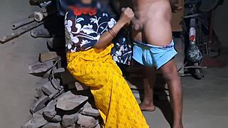 Horny indian village girl sneaks boyfriend into room for wild country pussy fuck