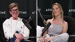 Kenna James freaks out as bug crawls during sex with Bree Mills