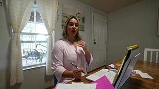 stepmom sneaks my monster cock into her taboo video shoot