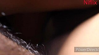 young indian couple in bedroom gets horny fucks doggystyle creampie