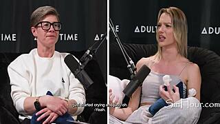 Kenna James freaks out as bug crawls during sex with Bree Mills