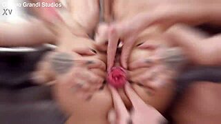 Gagsgirls Chokes on BWCs in 4on1 Balls-Deep DAP ATM Extreme Gapes