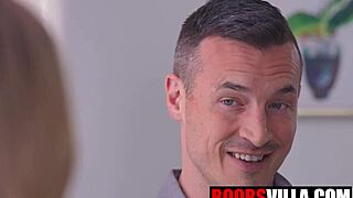 blake blossom serves dinner then dessert to derek kage's cock