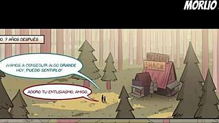 wendy confesses her feelings to dipper in gravity falls comic español