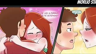 wendy confesses her feelings to dipper in gravity falls comic español
