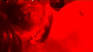 Wife's Expert Side-View Cock Sucking Red Light Pro