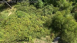 big ass blonde bbw milf takes huge cock cowgirl creampie at risky public viewpoint??
