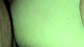 Pregnant wife shows off her creampie and gaping finish