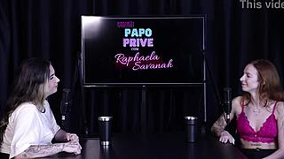 i'm so turned on watching debora esteves' naughty interview full of brazilian putaria on porn cast - parte 4