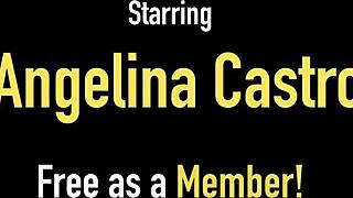 check out cuban angelina castro's solo dildo pussy pounding