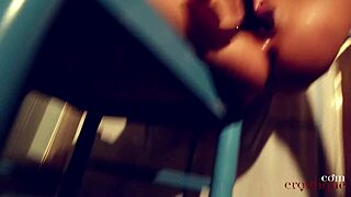 hey silvie deluxe, you're squirting six times on floor from g-spot toy masturbation!