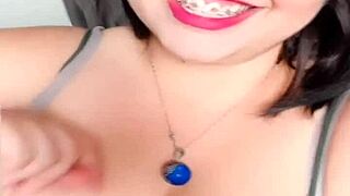 I melt for lily's bbw tits on webcam