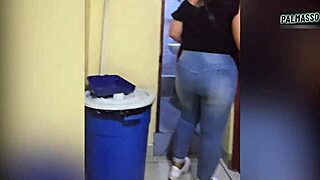 real cash sex with chubby single mom culona doggystyled creampied by street pervert