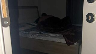 a couple shares real passionate sex at home with deep kisses