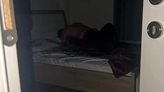 a couple shares real passionate sex at home with deep kisses