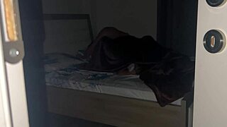 a couple shares real passionate sex at home with deep kisses