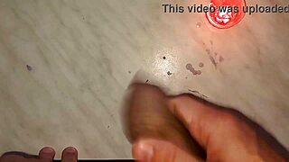 i pour hot wax on my tattooed foreskin dripping everywhere my monster cock throbs hard and ready to burst.