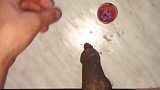 i pour hot wax on my tattooed foreskin dripping everywhere my monster cock throbs hard and ready to burst.