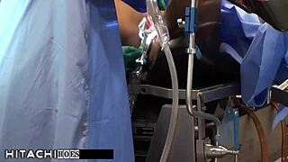 Freshman Lotus Lain's mandatory Hitachi orgasm from doctor in Tampa hospital