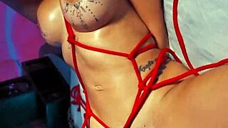 Silvana Lee's oiled pussy tightens for Brian's bondage fuck! 💦😈