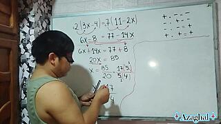 hey solve this 62 math equation for japanese teacher's creampie in bedroom