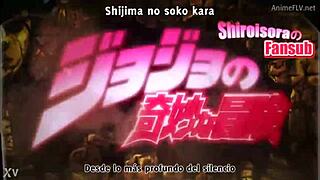 Jojo's bizarre adventure opens with intense battle tendency action