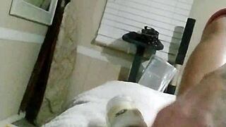 Oiled Soles Toes Rubbed Masturbation Session