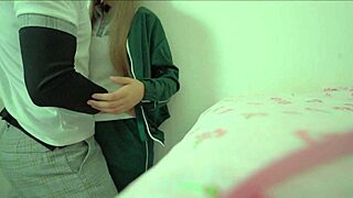 convincing big ass student sucks hard then uniform fuck