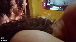 damn this motel bed massage got so sexy with my latina girlfriend friend!!