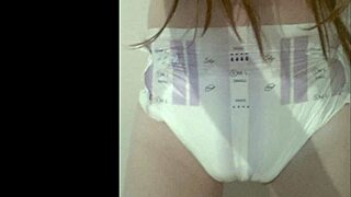 Kayla's wet diaper slideshow stirs deep teen lover emotions