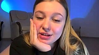 watch her bounce those huge tits while fingering her fat pussy!