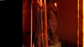 hoarder haven elton-village mature strips nude in country ranch magic mirror