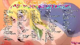 lucoa's massive wet tits squeeze big cock in sloppy titty fuck explosion