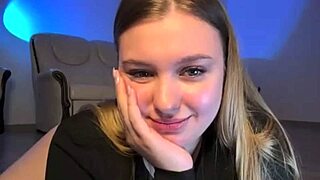 watch her bounce those huge tits while fingering her fat pussy!