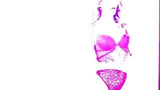 hannahjames710 tries on sexy see-through lingerie, teasing every nude curve