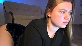 watch her bounce those huge tits while fingering her fat pussy!