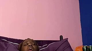coming home from work i strip and rub to a solo orgasm