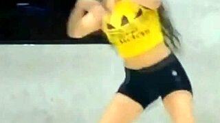 Grandpa DANCING with hot German MILF teases CUM!