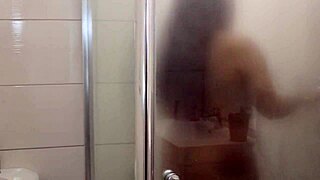 whoa this bbw milf squirts wildly all over the shower floor