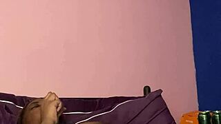 coming home from work i strip and rub to a solo orgasm
