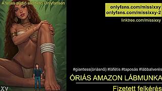 i can't resist this huge tall amazon's femdom handjob