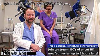 doctor tampa busts student jackie banes fucking then blasts her with huge cumshot in hospital
