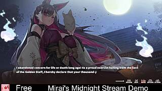 Mirai's midnight stream turns into nude dating game demo