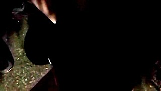 cheating wife sneaks outdoor suck and fuck before hotel creampie