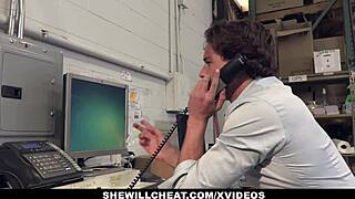 i mean, this busty milf boss just had to ride her new employee's huge cock at work... right?