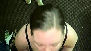 deepthroat training my snow bunny neighbor went sloppy great 🐰💦