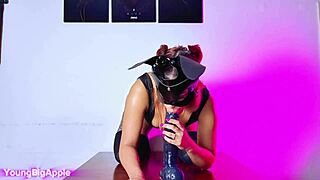 Latina bunny plays with my huge BBC first time dirty talk